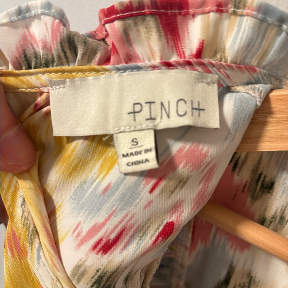 Pinch Multicolor Patterned Blouse - Picture 3 of 4